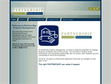 Tablet Screenshot of partnershippm.com